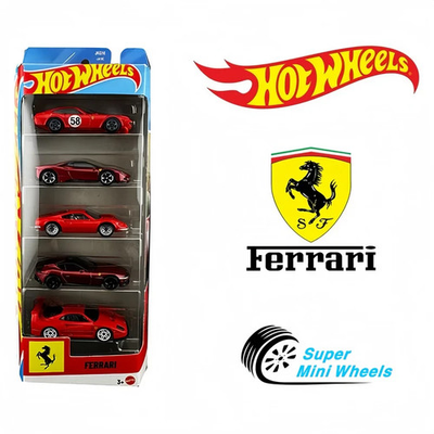 #ad Hot Wheels 1:64 5 Pack Set 2026 Ferrari $12.99