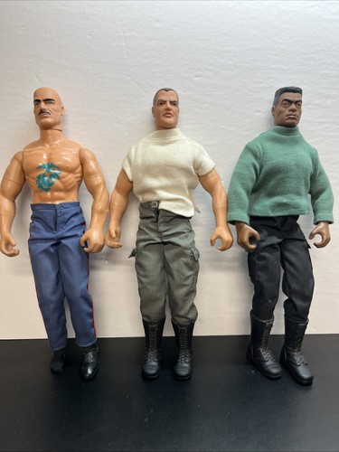 Lot Of 3 G.I. Joe 12" Action Figures Hasbro GI-JOES Vintage 1992 W9