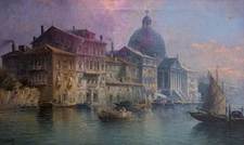 Karl Kaufmann (Germany,Austria,1843-1905) oil painting antique