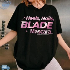 Fit Check For My Napalm Era, Heels Nails Blade Mascara Kawaii Merch Print Tshirt