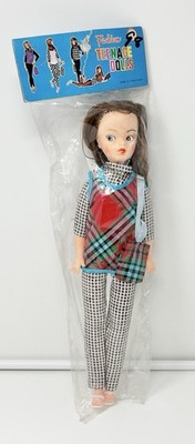 RARE New Sealed Vintage Hong Kong Fashion Teenage Doll Mid-Century Rooted Hair