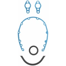 Fel-Pro Timing Cover Gasket Set TCS45121; Paper/Rubber for 70-95 SBC