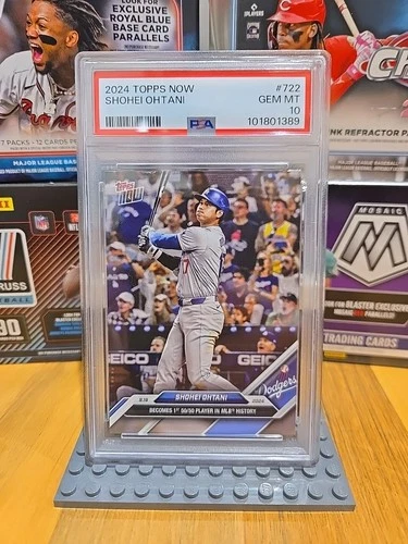 Shohei Ohtani 2024 50/50 Topps Now PSA 10 #722 GEM MINT FIRST 50/50 SEASON! HOF!
