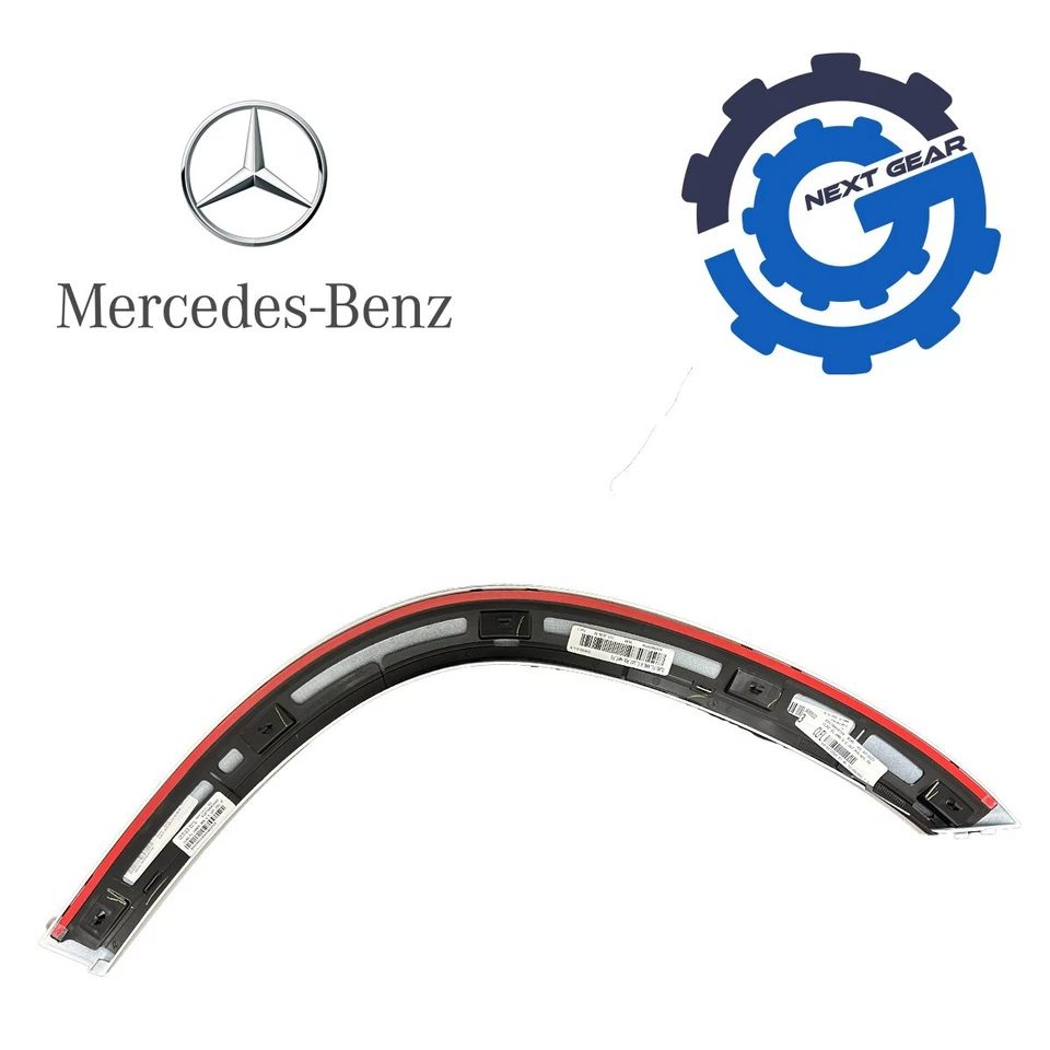 New OEM Wheel Arch Flare White Fender Front LH 19-21 Mercedes GLE450 1678809704 - Image 2 of 3