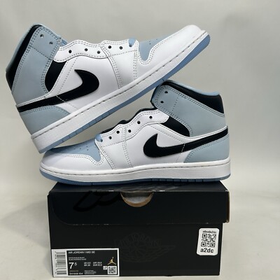 Nike Air Jordan 1 Mid Ice Blue Nubuck ナイキ DV1308-104 Nike Air Jordan 1 Mid Ice Blue Nubuck DV1308-104 Men's Size