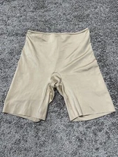 Spanx Shapewear Shorts Womens Small Nude Beige High Waist Stretch Red Tag