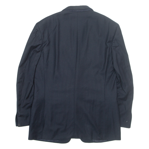 LANVIN Paris Mens Blazer Jacket Blue Wool XL - Picture 3 of 6