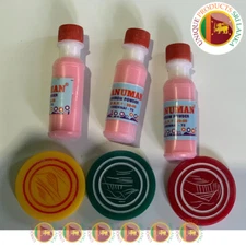 Carrom Board Clear Striker 3 Pcs & Boric Dancing Powder 4 Pcs NO:1 Quality INDIA