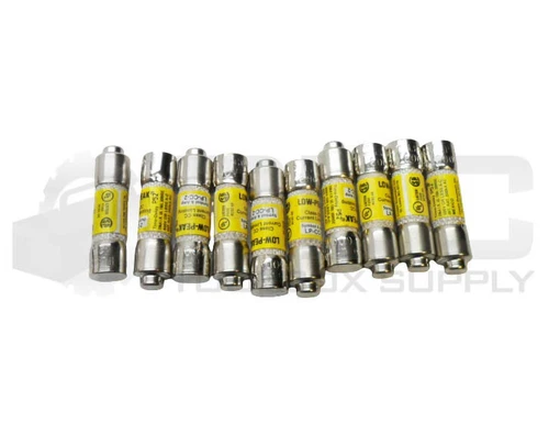 LOT OF 10 NEW BUSSMANN LP-CC-2 CURRENT LIMITING FUSE 2A 600VAC