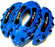 4 PCS Brake Caliper Covers Tire front rear left right tuning  Spoiler BLUE New25