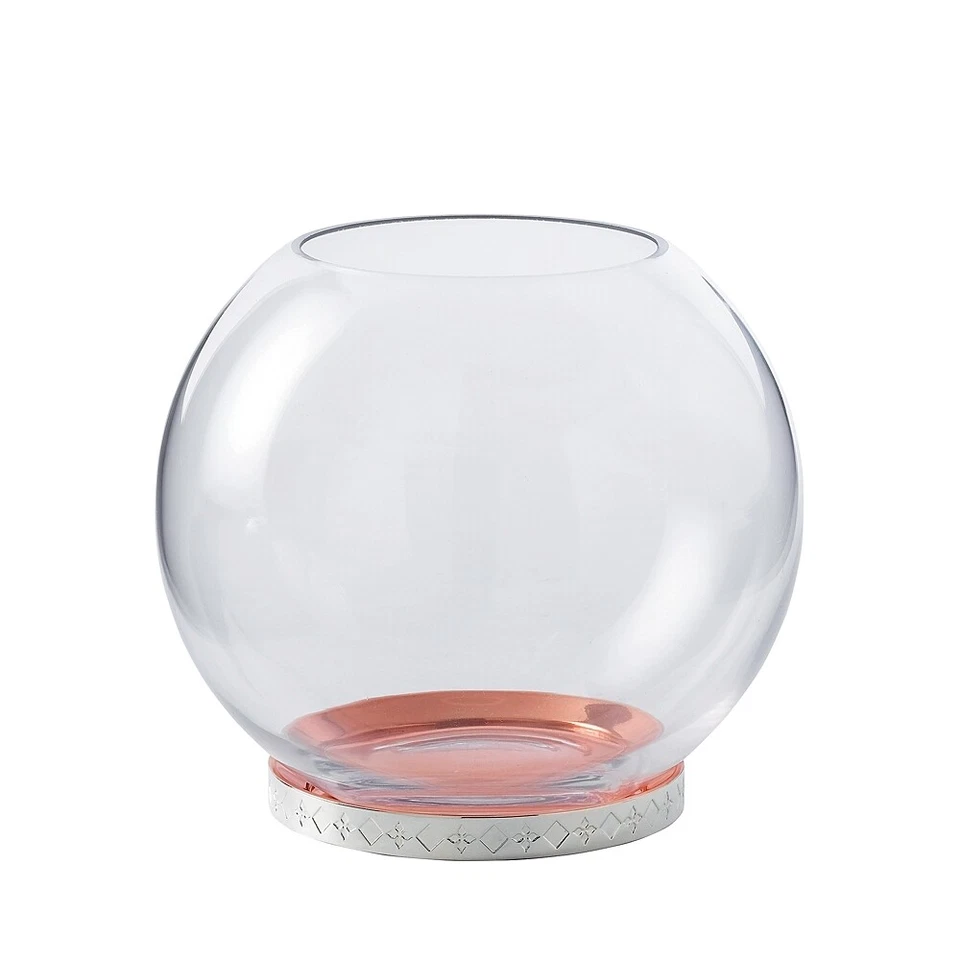 Wedgwood 242624 Metal Arris Rose Glass Bowl Clear 27 oz. - Image 2 of 2