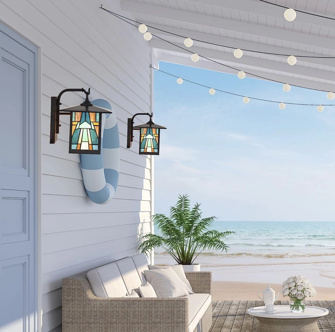 Mission style on sale outdoor lighting