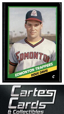 Doug Davis 1988 CMC Edmonton Trappers #18  California Angels
