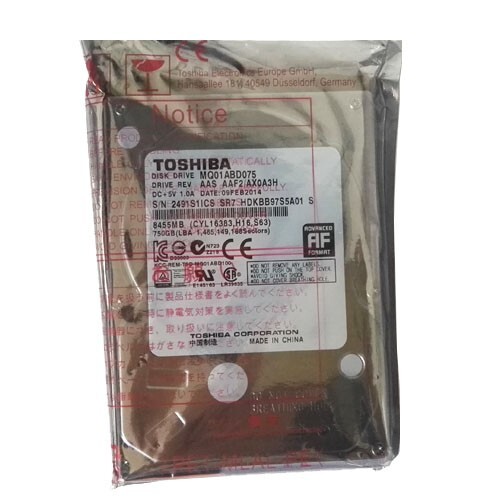 Toshiba 750GB MQ01ABD075 5400RPM SATA 2.5" Laptop HDD Hard Disk Drive - Picture 2 of 5
