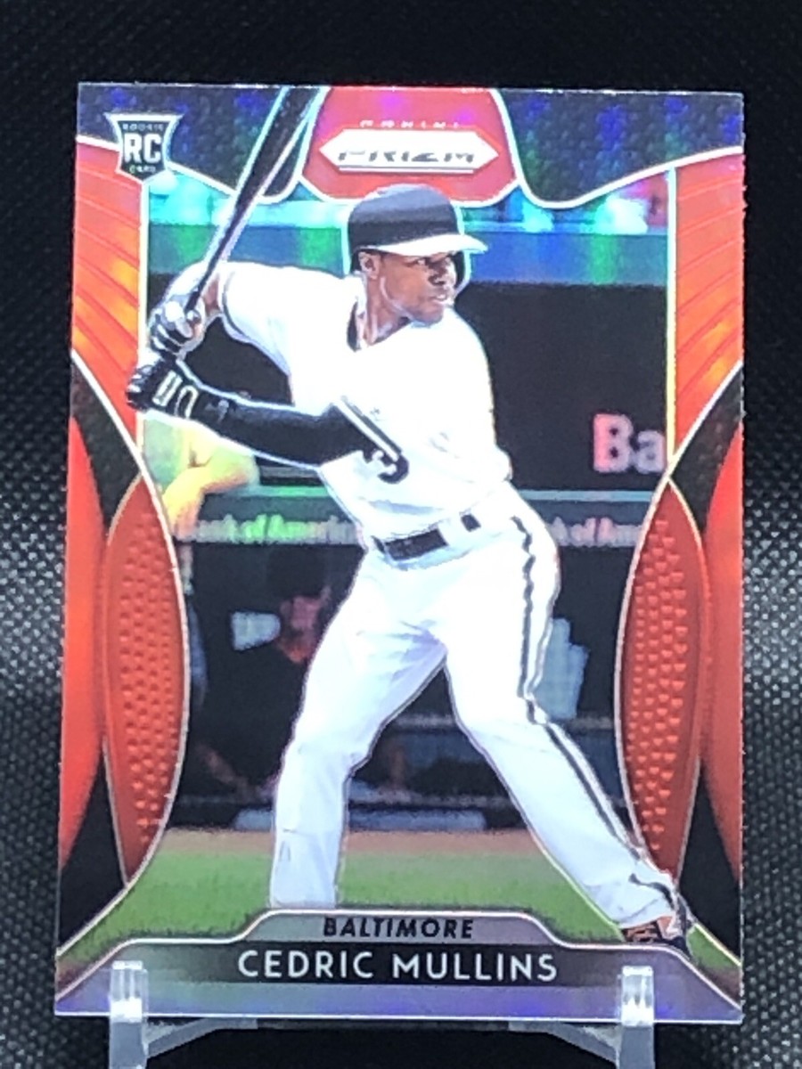 2019 Panini Prizm Red Prizm Cedric Mullins RC Baltimore Orioles