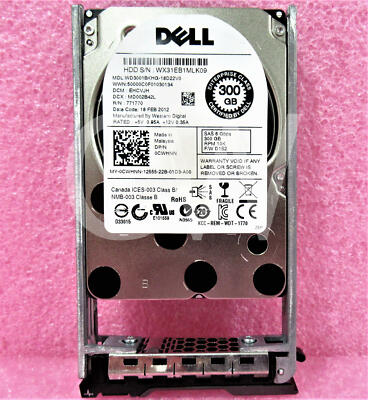 CWHNN WD3001BKHG Dell ENT 300GB 10K RPM 6Gb/s 2.5