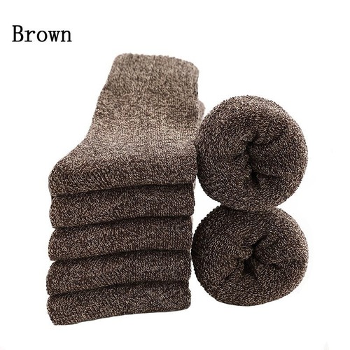5 Pairs child Winter Super Thick Merino Wool Boot Warm Thermal Socks Heavy Duty - Bild 17 von 19