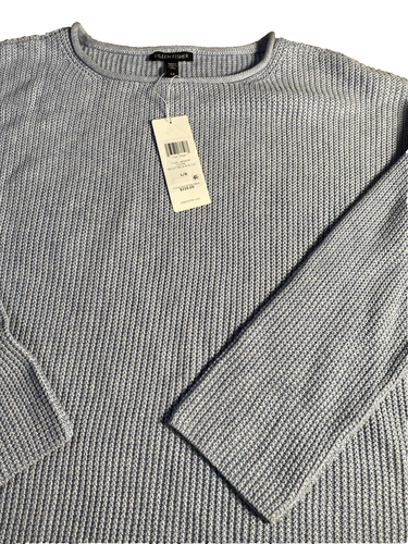 Eileen Fisher Soft Delphine Ballet Neck Side Slit Pullover Sweater Large $288 - Picture 5 of 11