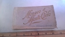 1910s Monaco Monte Carlo Topographical Postcard Set Levy Paris France