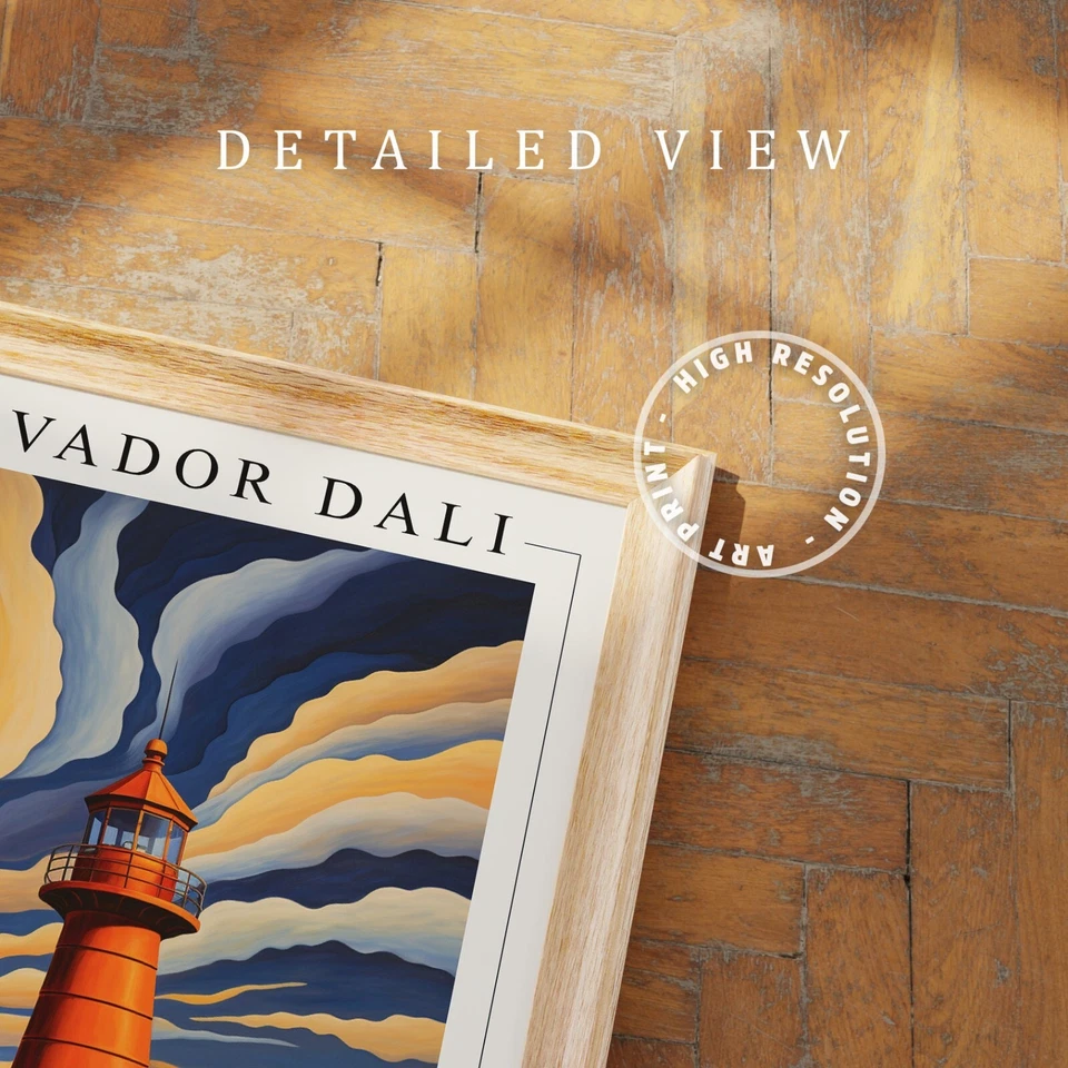 Impresión Salvador Dalí, El Faro, Póster Dalí, Impresión Dalí, Foto 3 de 4