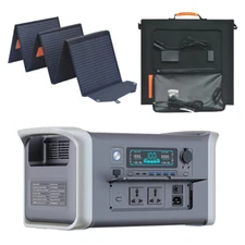 Ctolity Portable 1600W/1024Wh  Power Station Generator 200W Solar Panel