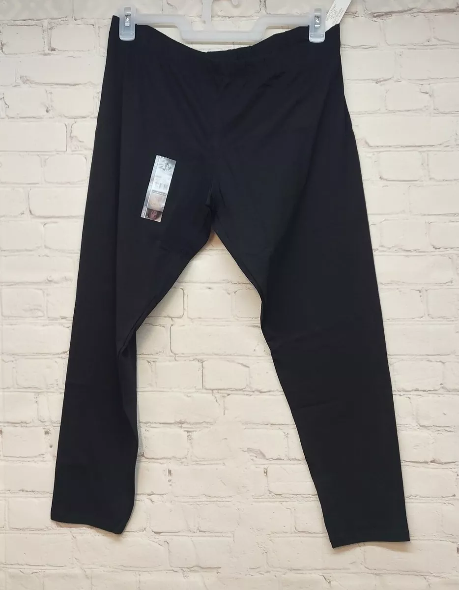 No Boundaries Size Juniors XXXL (21) Solid Black Ankle Length Leggings