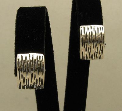 Handmade Sterling Silver Earrings Hallmarked Solid 925 Nickel Free Empress