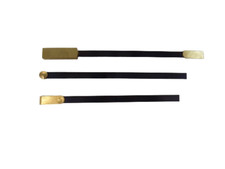 Set of 3 Pendulum Rods Clock Suspension Spring Long Case Grandfather Clock Spare