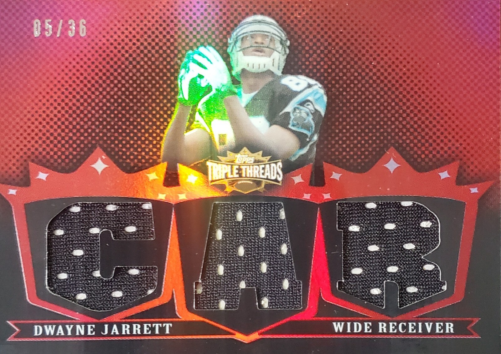 2007 Topps Triple Threads Dwayne Jarrett Rookie Relic #TTR28 /36 RC