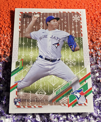 2021 Topps Holiday Mega Box #HW219 Nate Pearson RC Rookie Blue Jays