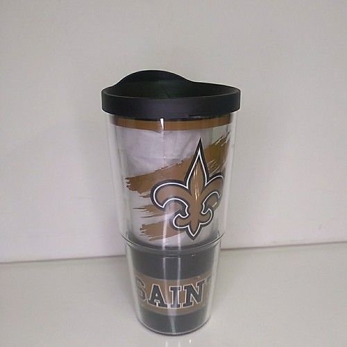 New Orleans Saints Tumbler 24oz Tervis Football Cold Hot Double Wall Super Clean - Picture 5 of 20