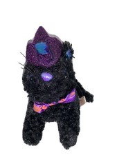 Dan Dee Black Cat 8" Plush Witch Halloween Stuffed Animal
