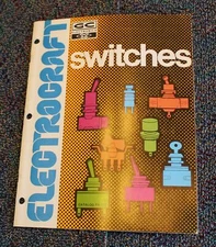GC Electronics ELECTROCRAFT SWITCHES 1974 AUDIO COMPUTERS TECH CATALOG 