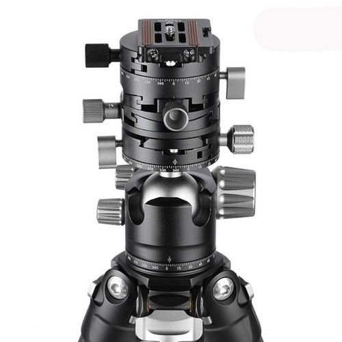Leofoto G2 TESTA INGRANAGGI 3 in 1 testa a sfera con ingranaggi panoramici testa treppiede nero BELLO - Foto 5 di 13