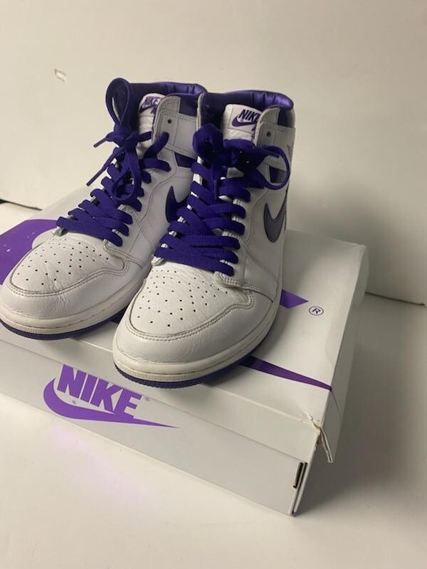 court purple 1s with purple laces