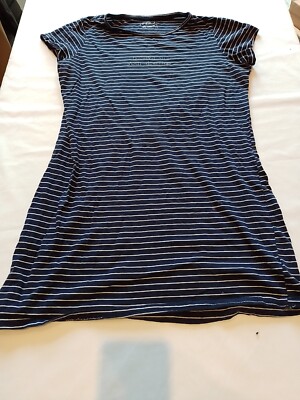 Damen Nachtwäsche F&F 12/14 Rundhals Shirt Ärmel blau 19111