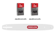 14" Bar & 2x AdvanceCut Chains For Jonsered CS2238S 144MLEA041 / 90PX052G(2)