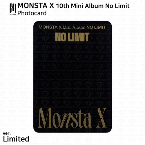 MONSTA X 10th Mini Album No Limit Official Photocard Fotokarte KPOP K-POP - Bild 58 von 92