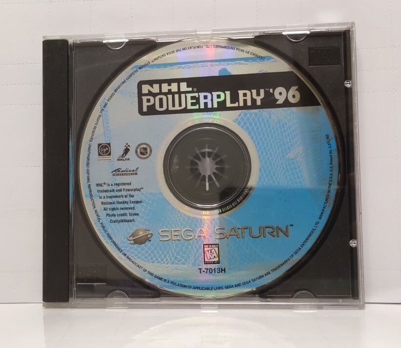 NHL PowerPlay 96 - Jeu Sega Saturn PAL Français Bon état En Loose 