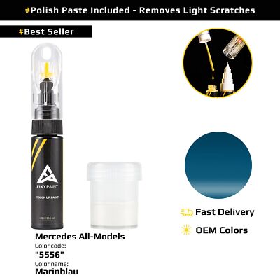 Touch up Paint for Mercedes All Models Code: 5556 Marinblau