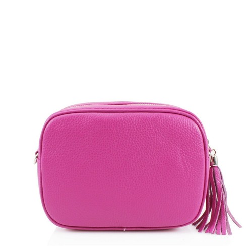 Women Ladies Real leather Handbag Tassel Zip Cross Body Bag Shoulder Bag New UK - Picture 8 of 41