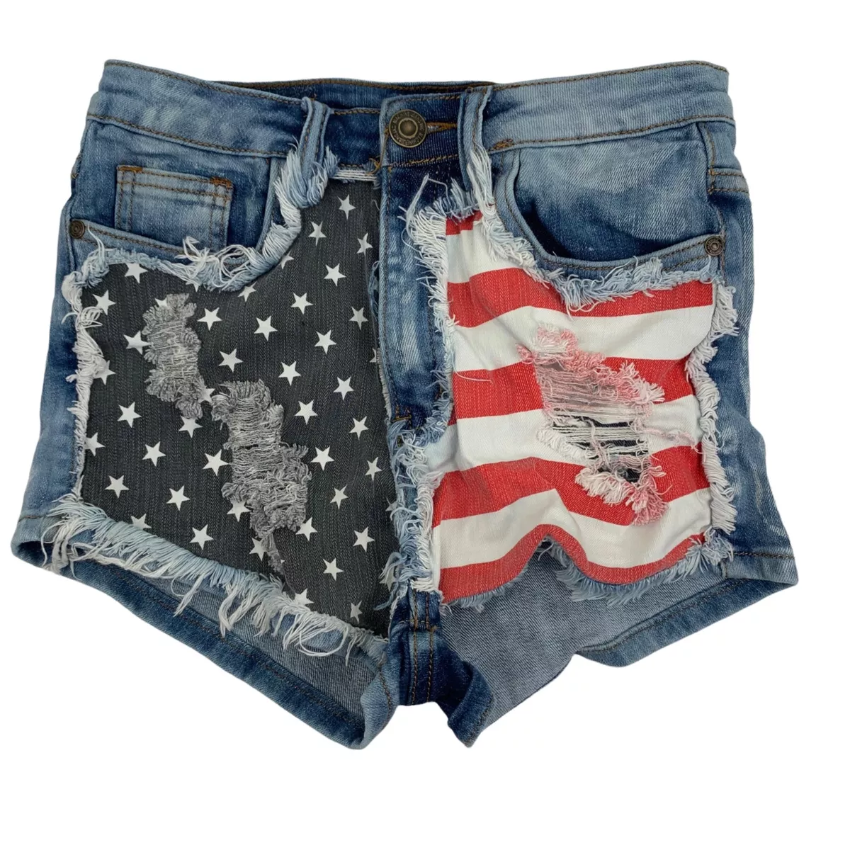 Patriotic jean shorts hotsell