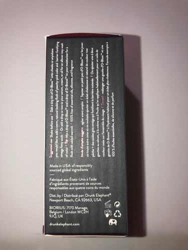 Drunk Elephant O-Bloos Rosi Glow Drops Fortify + Blush - 30ml / 1 oz. New In Box - Picture 15 of 24