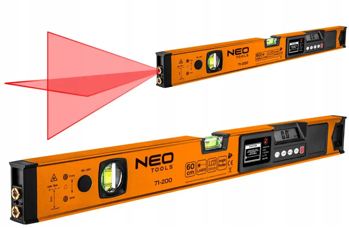 Niveau laser LCD Neo Tools pour réussir l'alignement de vos meubles