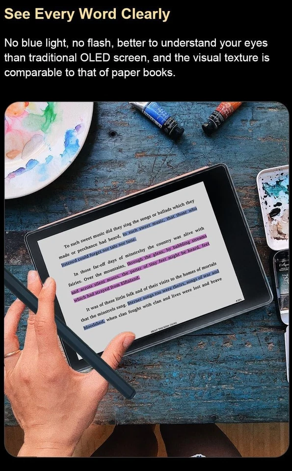 MEEBOOK Likebook Boyue M8C 7.8" COLOR E-ink E-reader + Carta 300 PPI Android 14 - Image 4 of 4