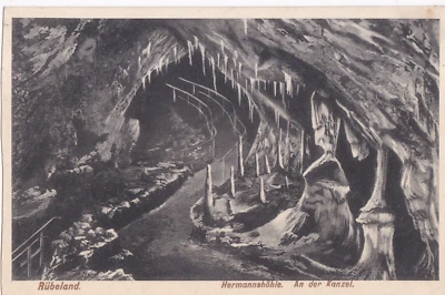 1900 AK Deutsches-Reich Rübeland Hermannshöhle An der Kanzel Höhle C. Greve !! - Bild 1 von 2