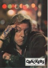 Donald Sutherland Autogramm signed A4 Kinoaushangbild "Crackers"