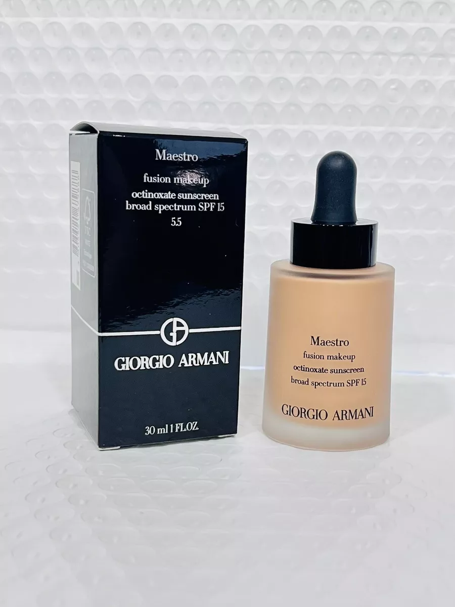 Giorgio Armani Maestro Fusion Foundation SPF #5.5 - 30 ml Full Size eBay