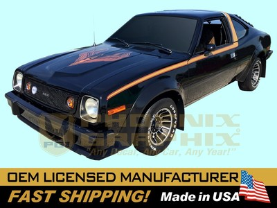 #ad #ad 1978 AMC American Motors Concord AMX Decals amp; Stripes ONLY Kit Black Cars $109.00