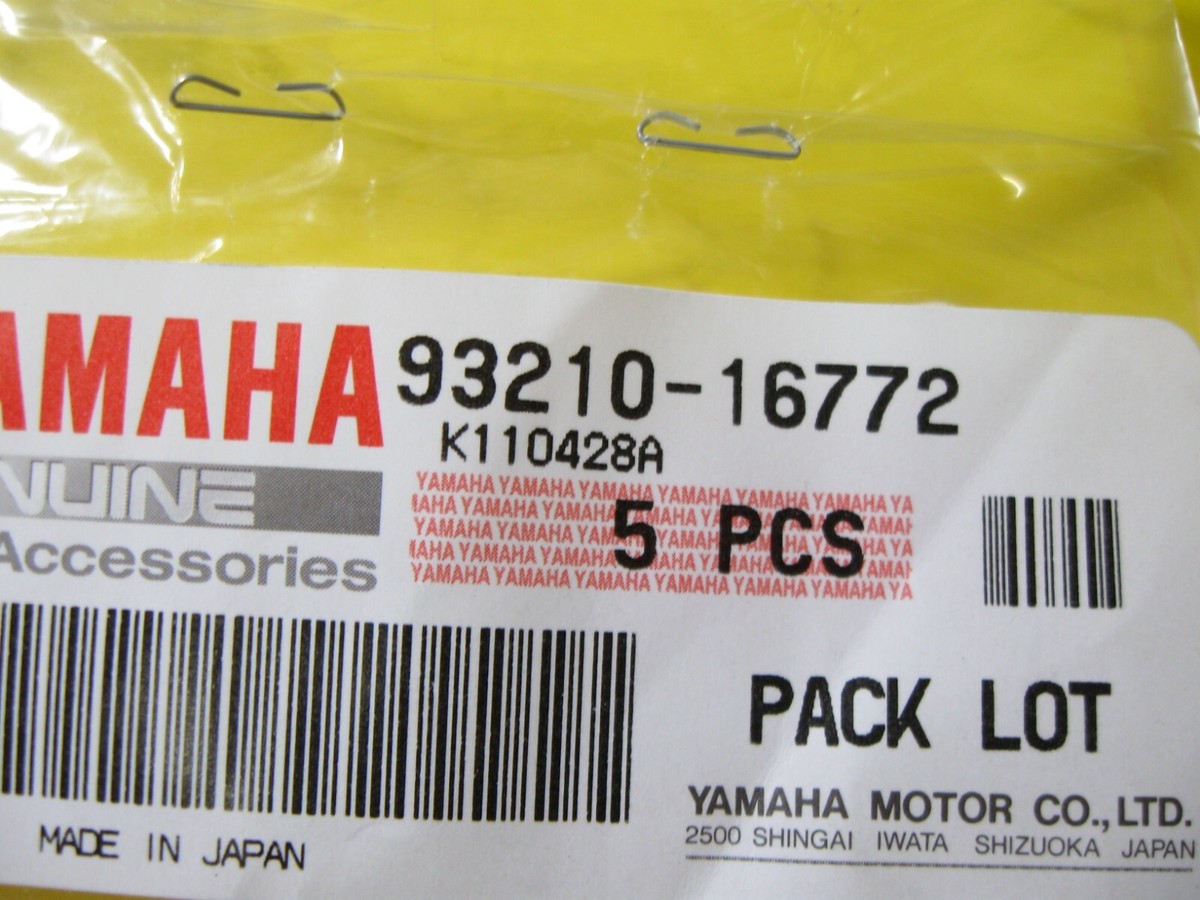 YAMAHA WR250F YZ250F NOS OEM WATER PUMP O-RING 93210-16772-00 PACK